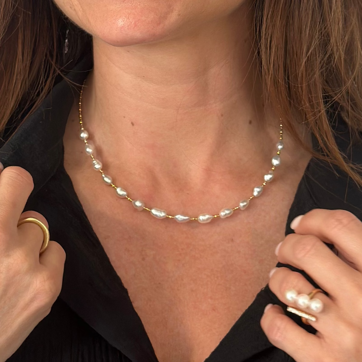 Shima Keshi Necklace