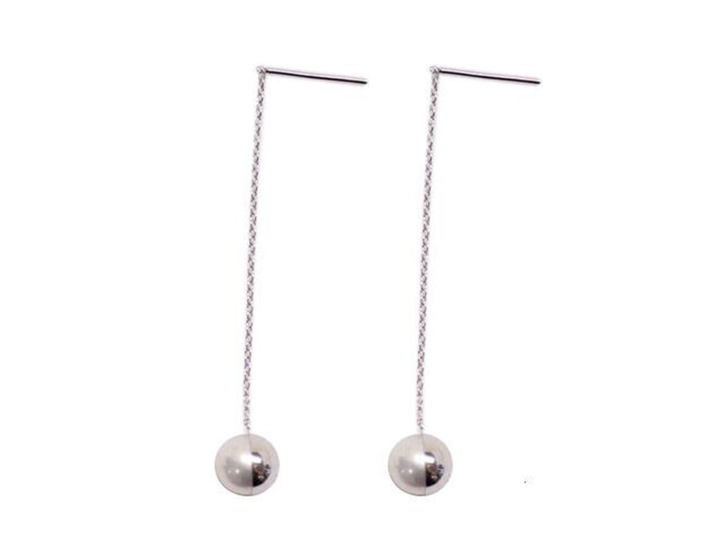 Elegant Chain Drop Earrings - Akoya Atelier