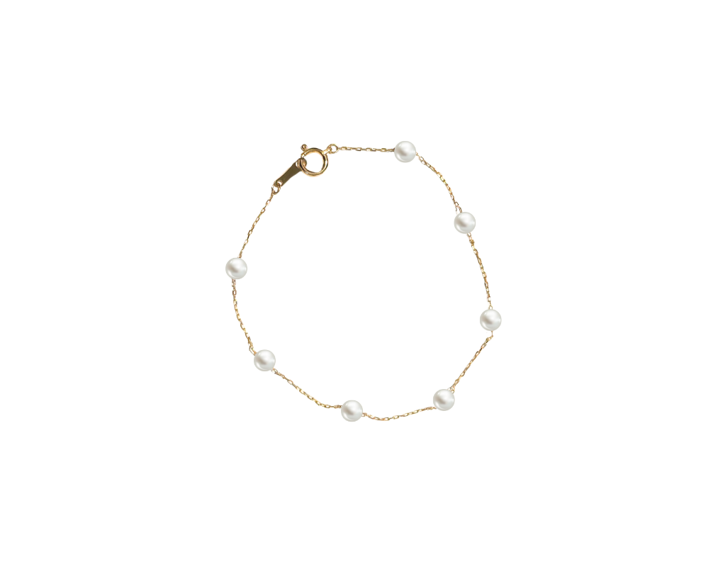 Akoya Pearl Station Bracelet