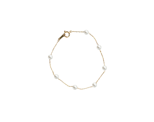 Akoya Pearl Station Bracelet