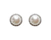 Diamond & Pearl Halo Earrings